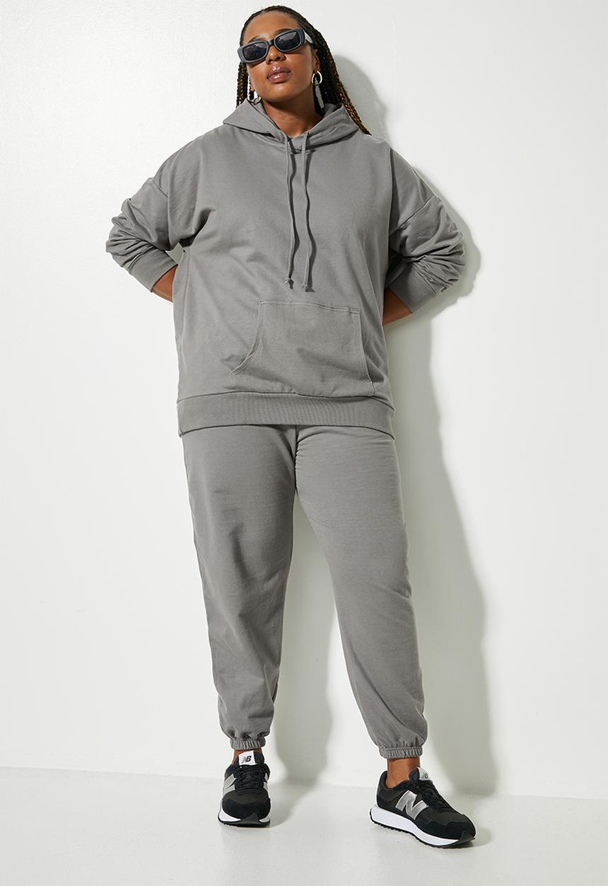 Superbalist - Longline hoodie - gunmetal grey