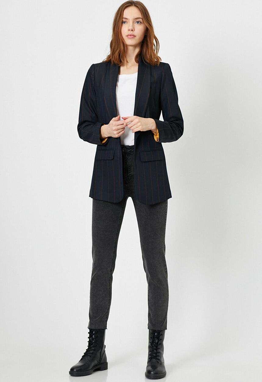 Koton - Light plain jean- black