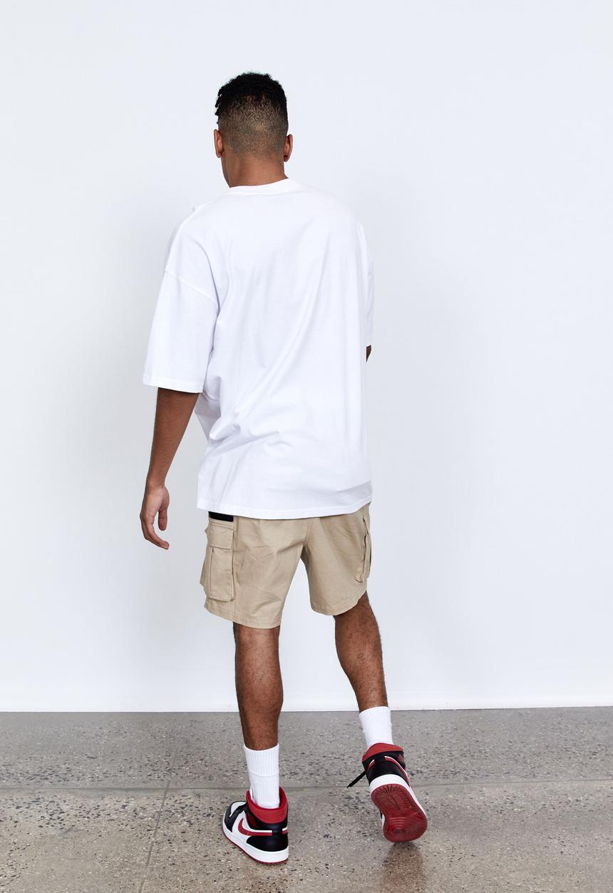 Factorie - Oversized nasa t shirt - lcn nas white/nasa script