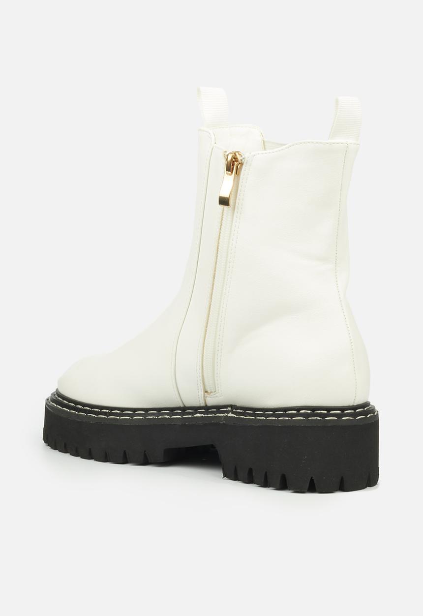 Rock & Co - Lash 1 chelsea boot - white