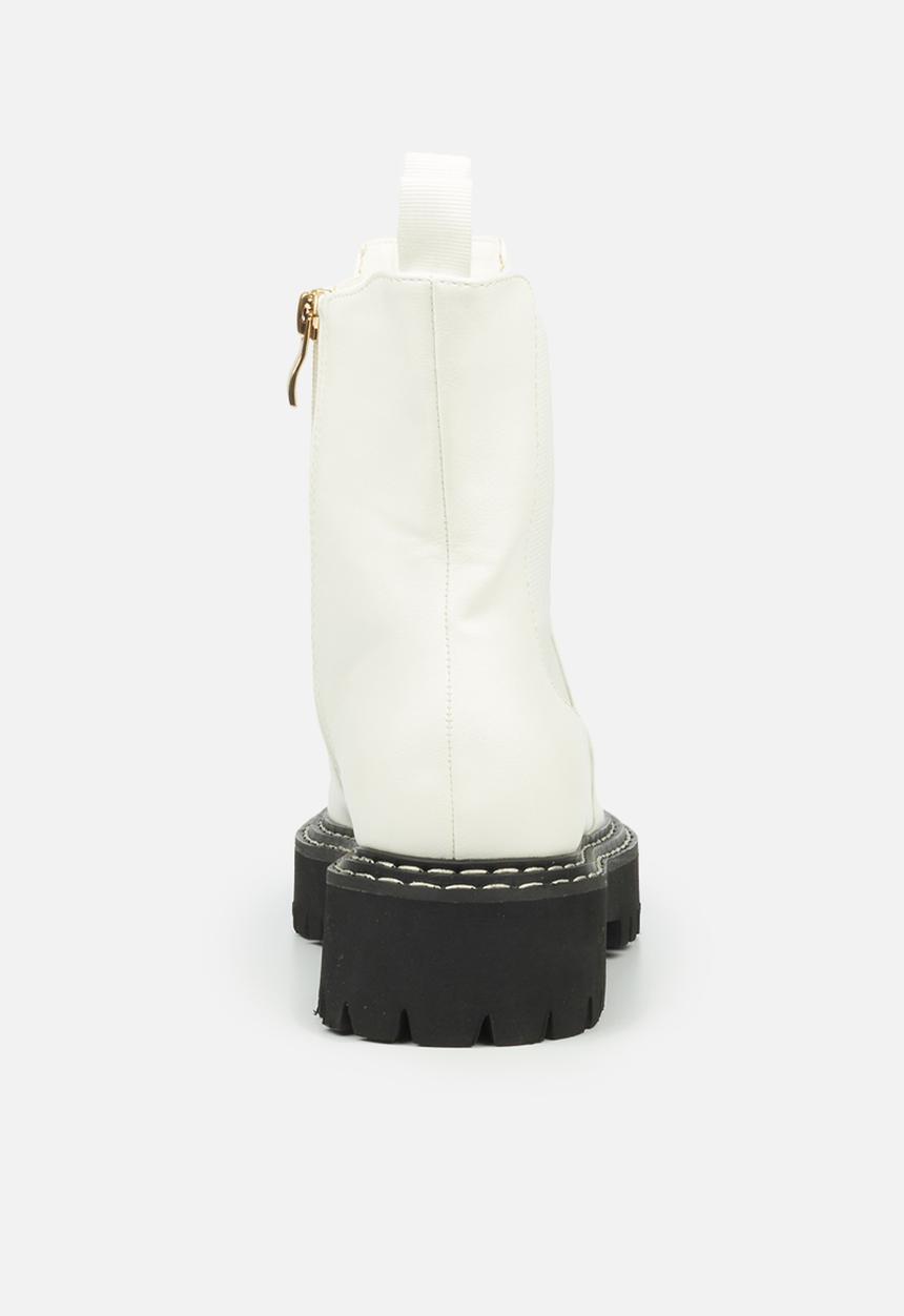 Rock & Co - Lash 1 chelsea boot - white