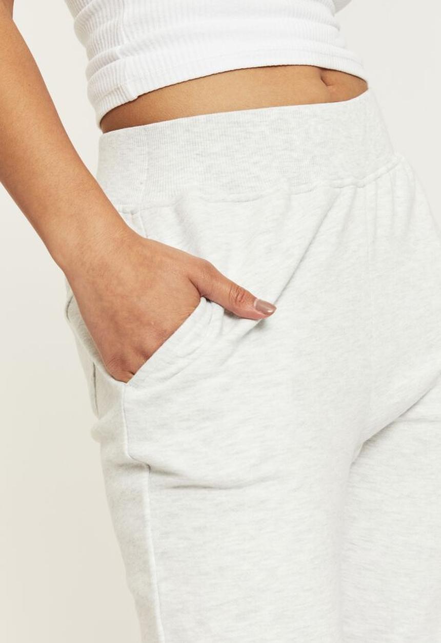 Supré  - Erica slim fit track pant - light grey marle