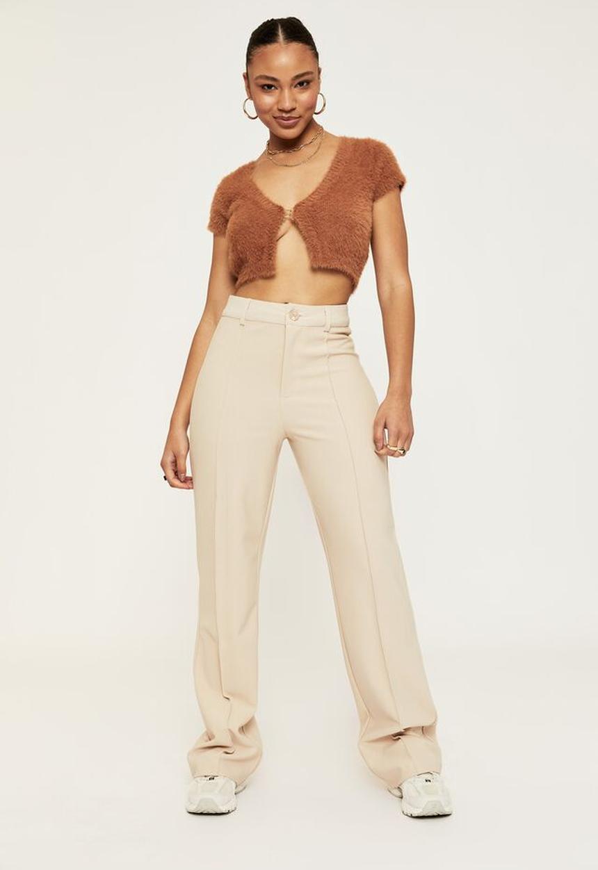 Supré  - Gabby wide leg pant - beige buff