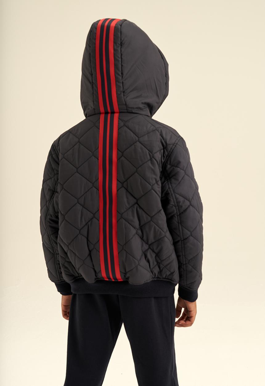 POLO - Boys hooded puffer jacket - navy