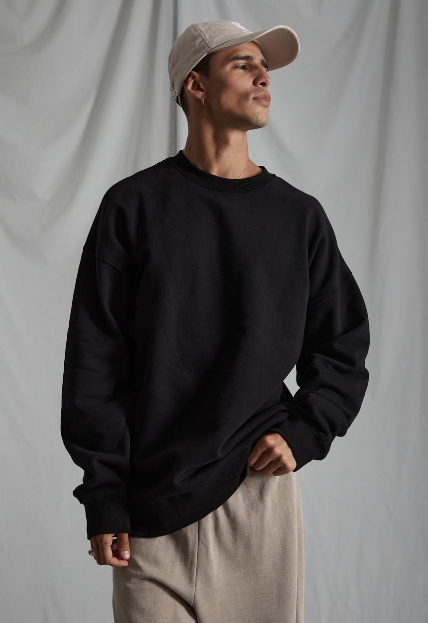 Factorie - Original oversized crew - black