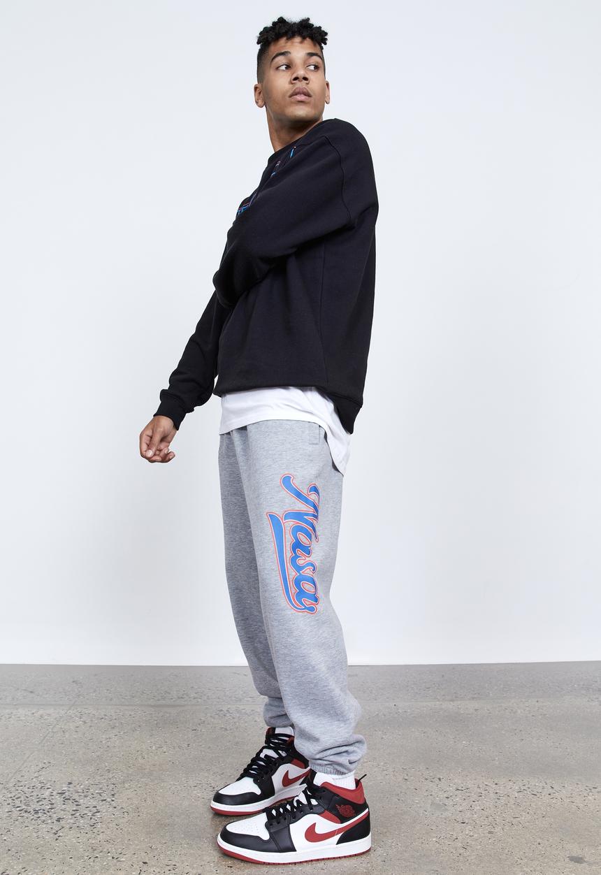 Factorie - Nasa relaxed trackpant - grey marle