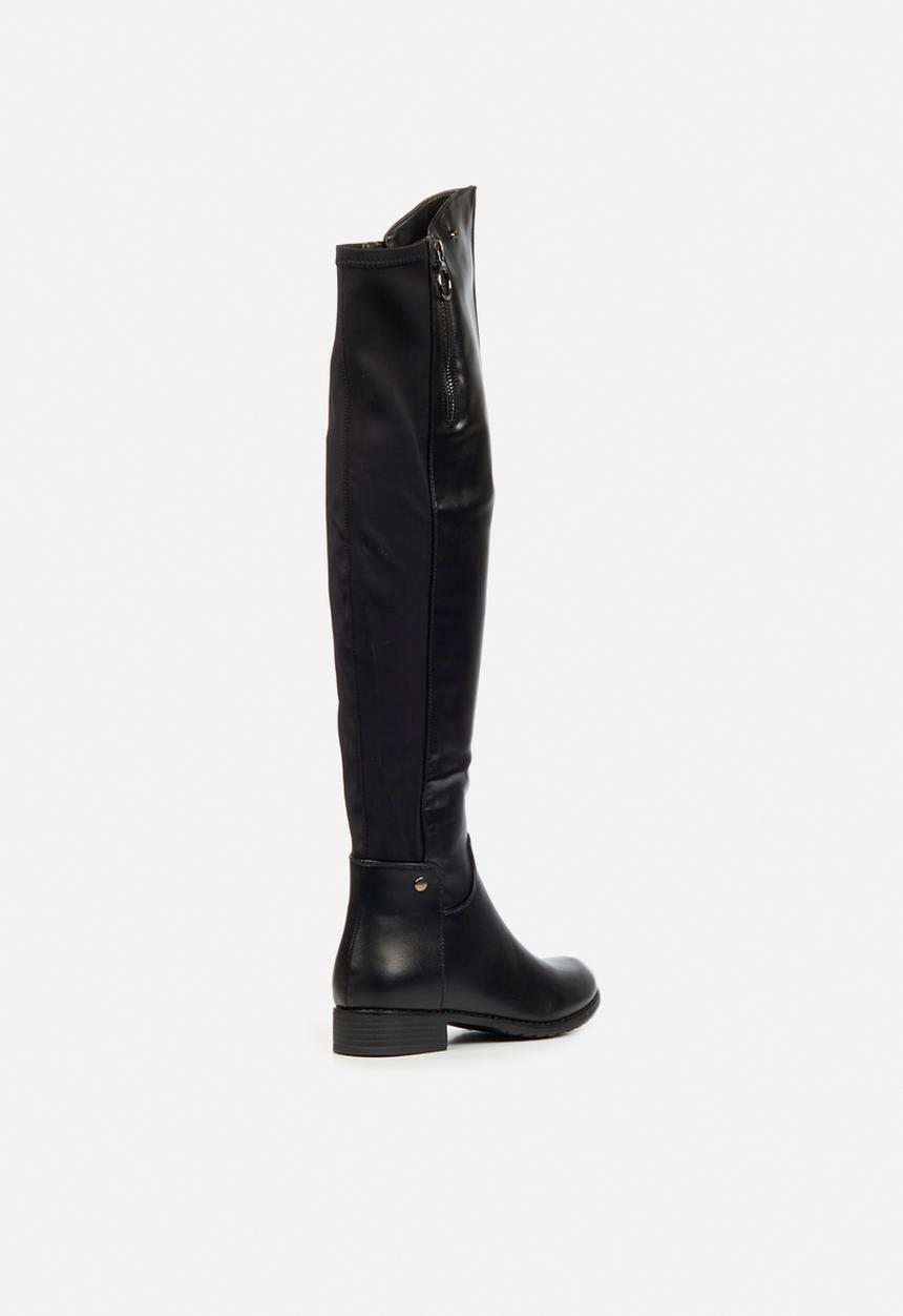 Miss Black - Hadar7 over the knee boot - black