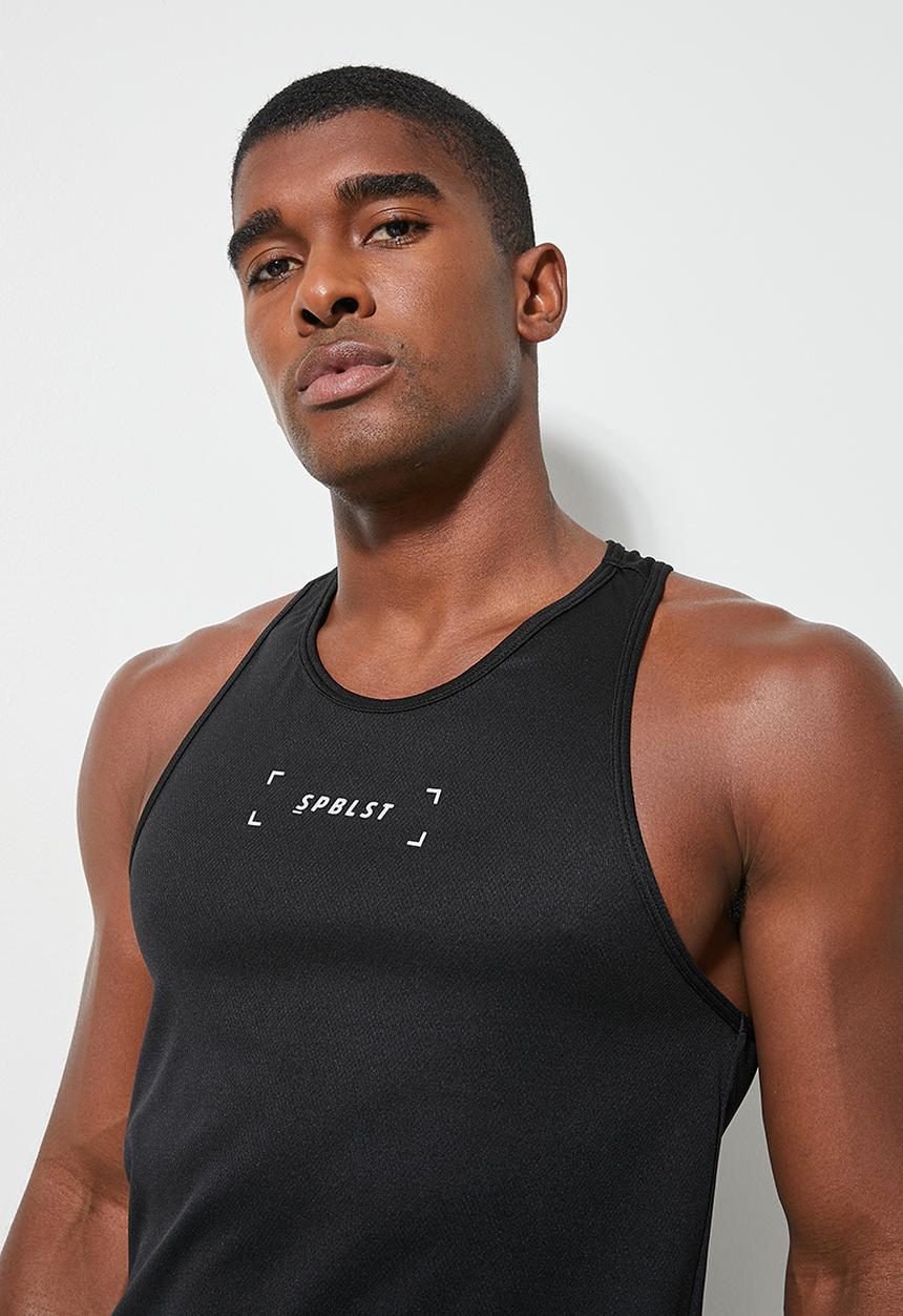 Superbalist - Racer back sports vest  - black