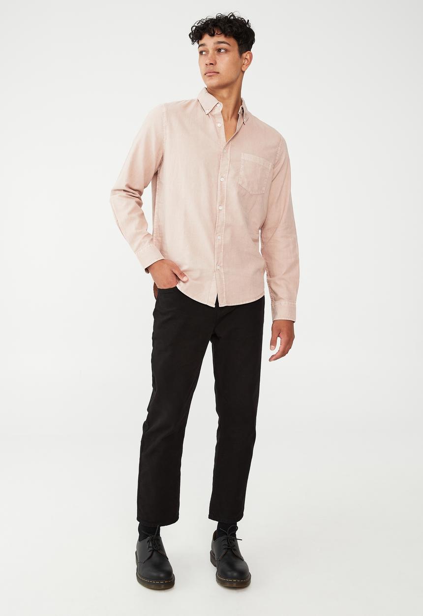 Cotton On - Mayfair long sleeve shirt - vintage pink haze