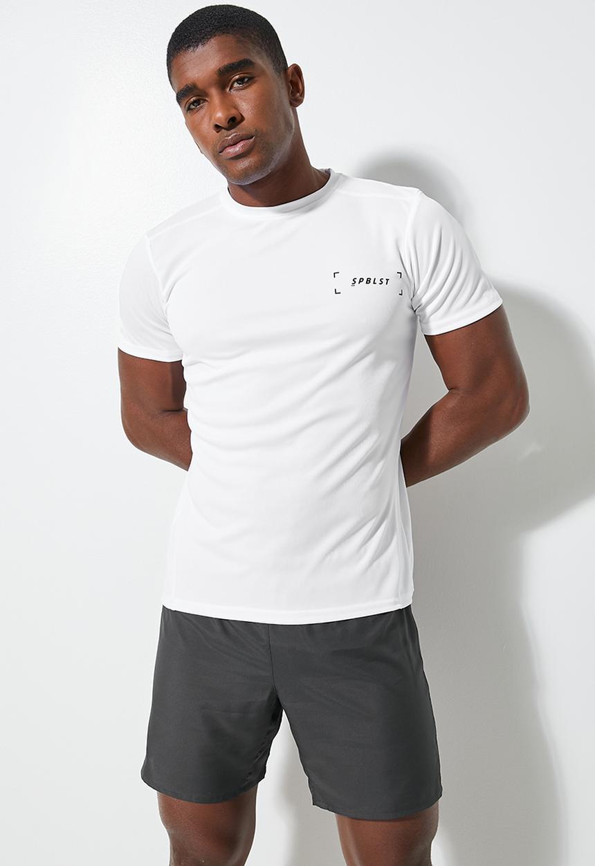 Superbalist - Slim fit sports tee - white
