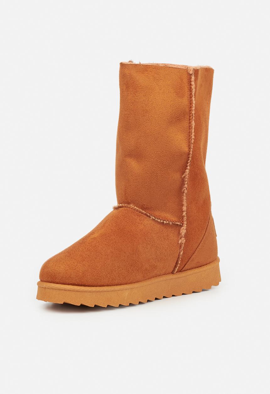 Butterfly Feet - Cozy 4 slipper boot - camel