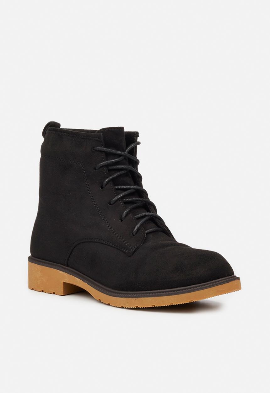 Butterfly Feet - Sussex 1  lace up ankle boot - black