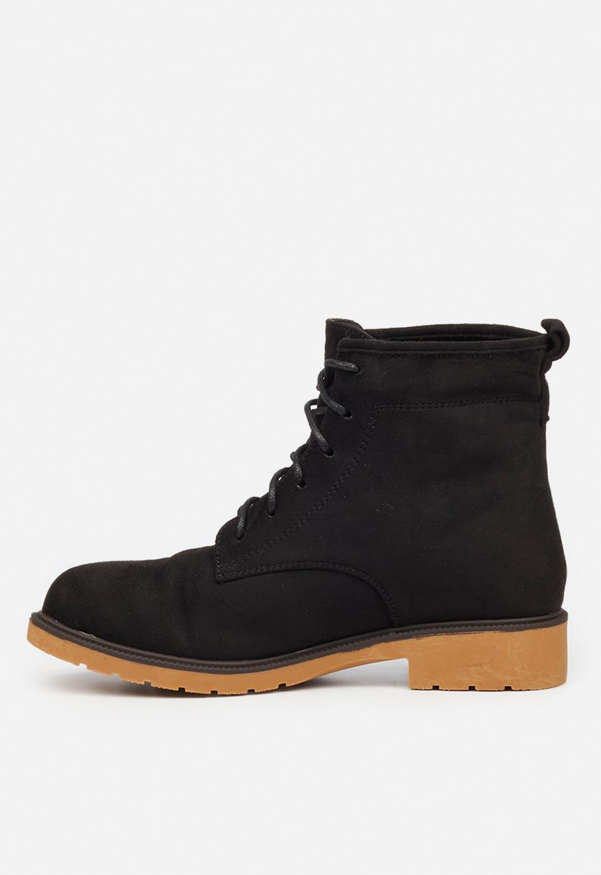 Butterfly Feet - Sussex 1  lace up ankle boot - black