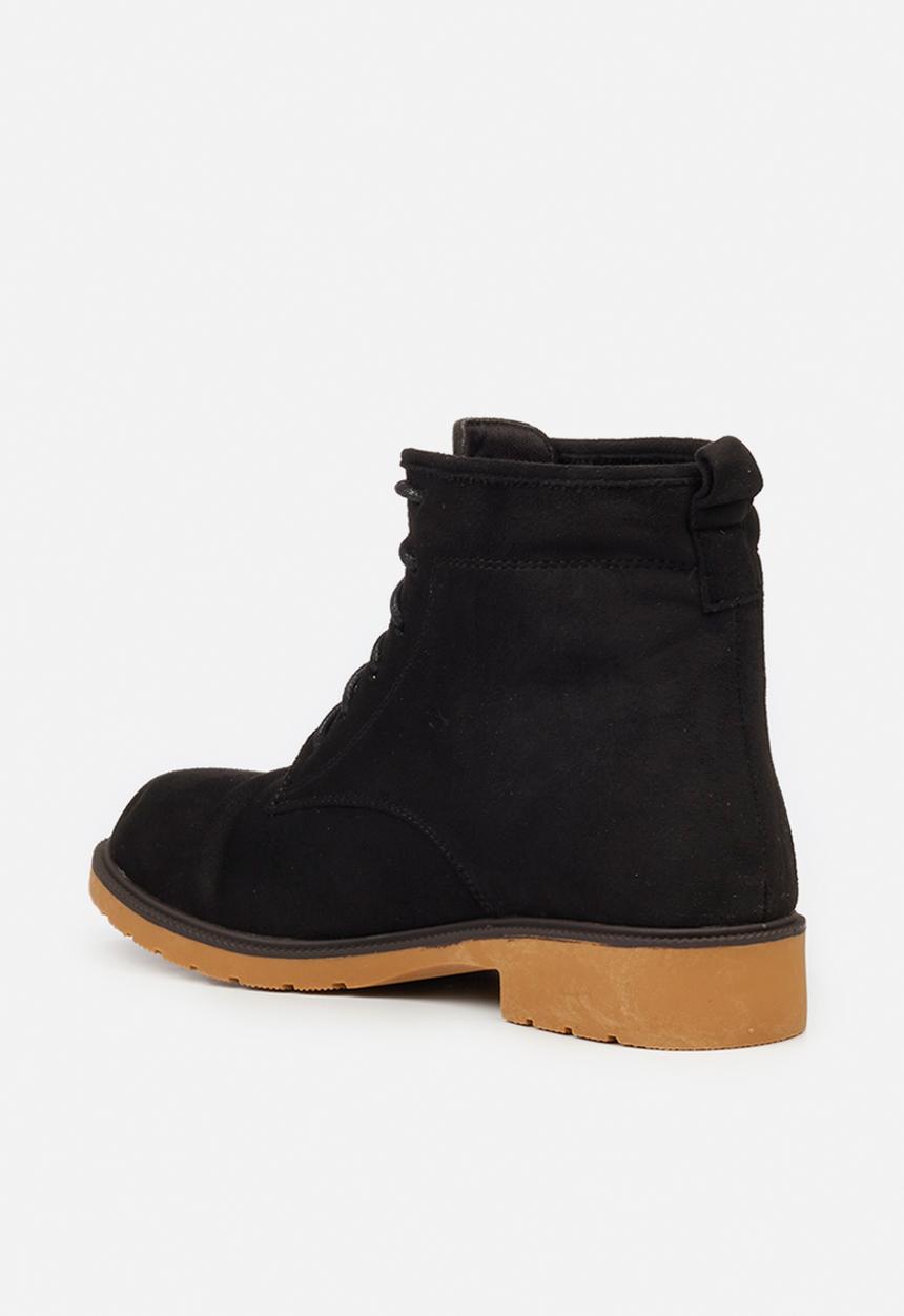 Butterfly Feet - Sussex 1  lace up ankle boot - black