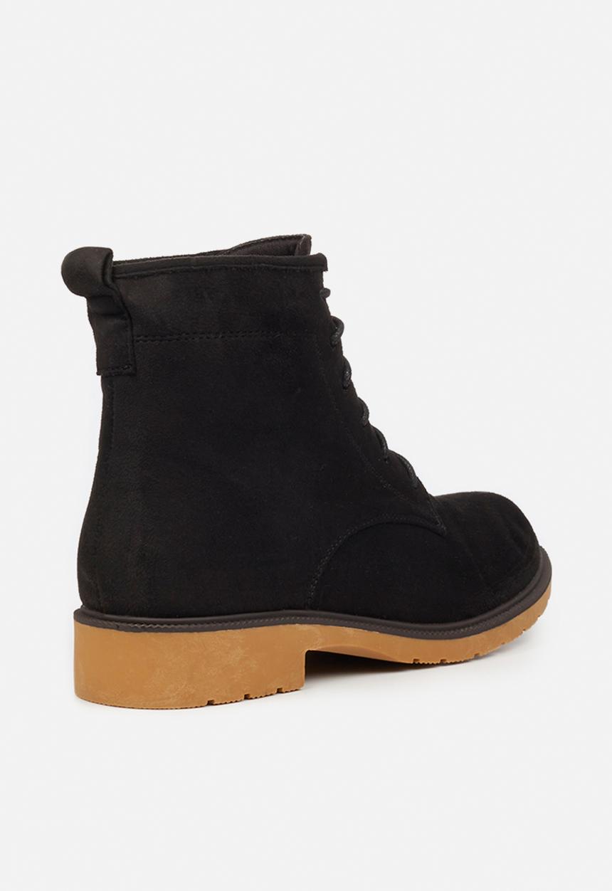 Butterfly Feet - Sussex 1  lace up ankle boot - black