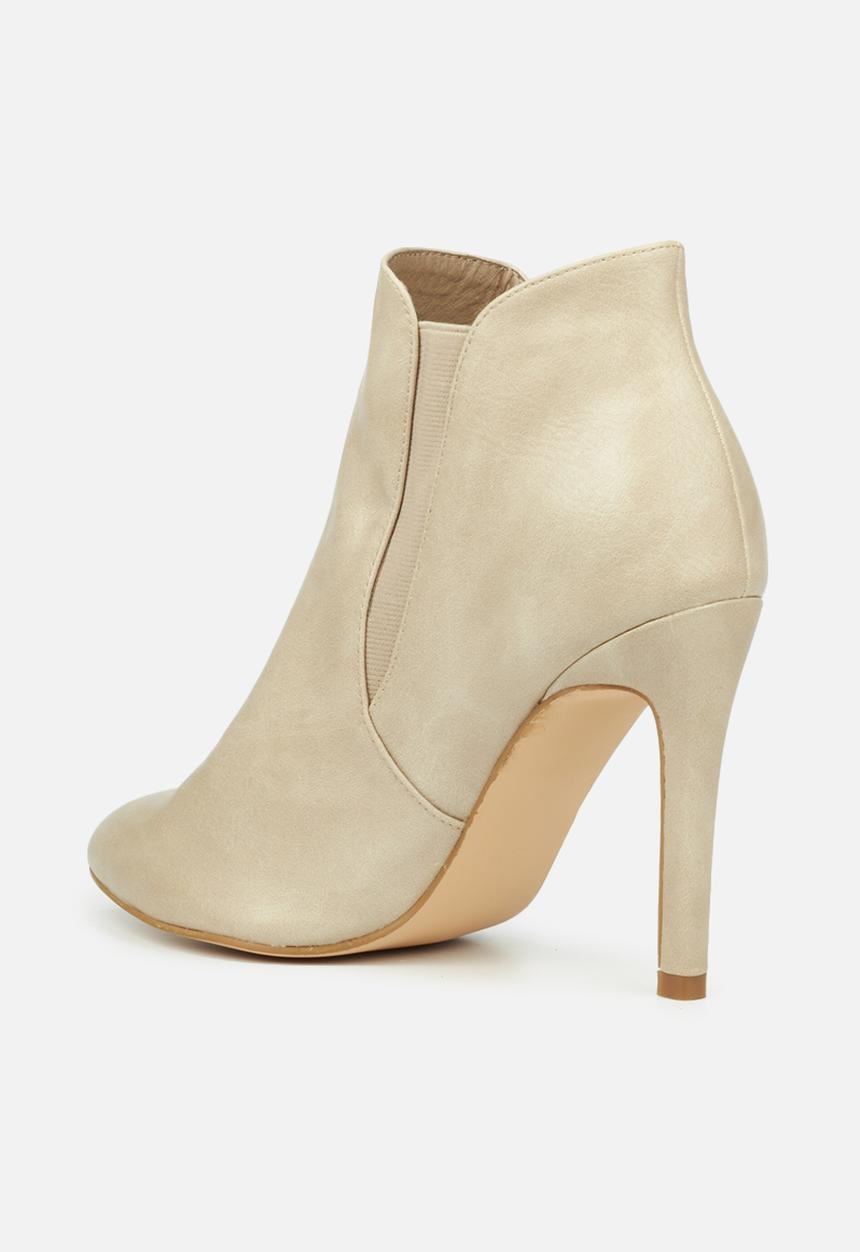 Miss Black - Belle5 ankle boot - bone