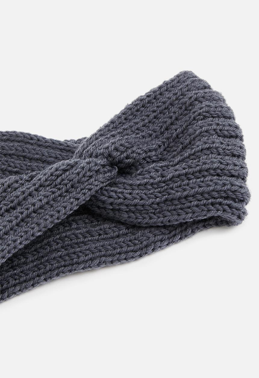 Superbalist - 2 pack headband set - black & grey