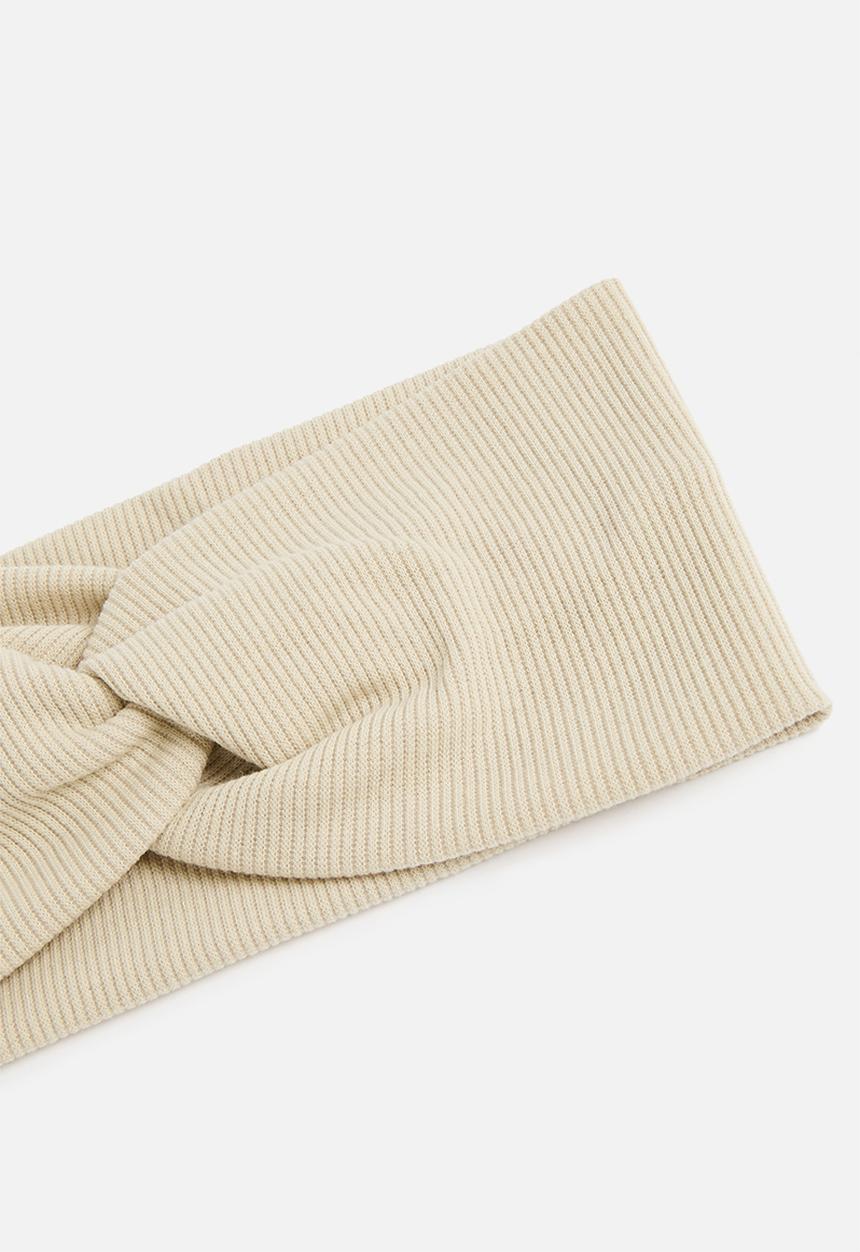 Superbalist - 2 pack headband set - cream & brown