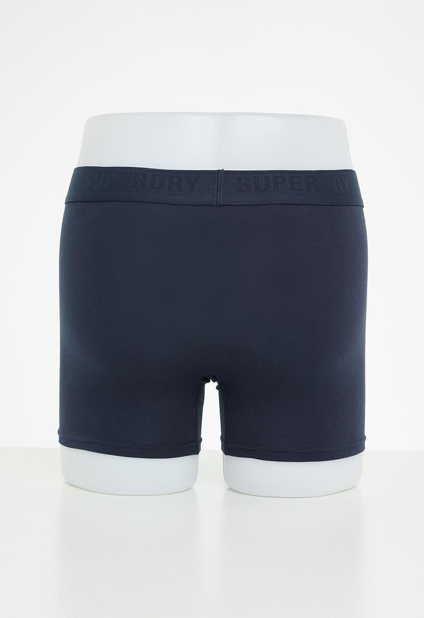Superdry. - Boxer multi triple pack - richest navy