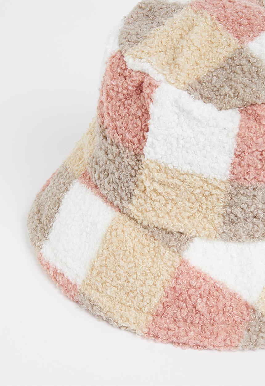 Superbalist - Colourblock sherpa bucket hat - multi