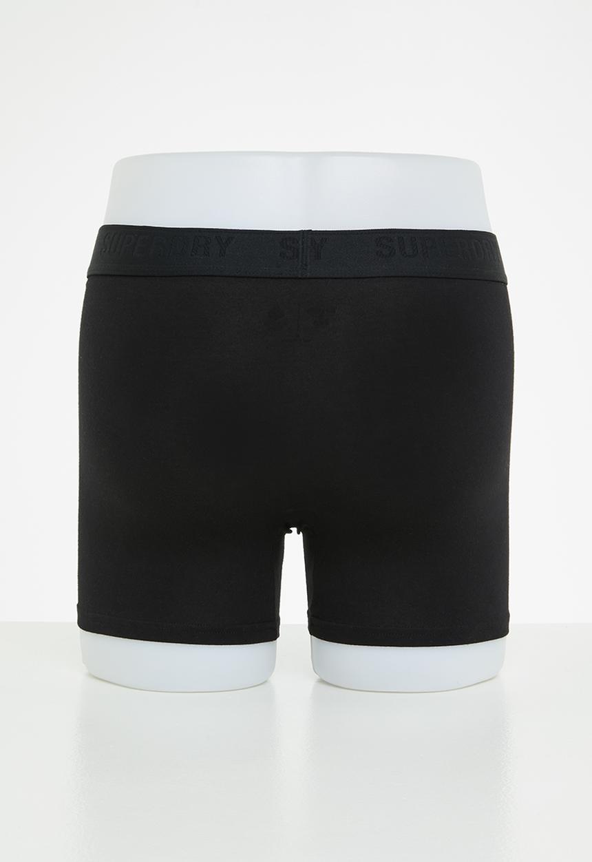 Superdry. - Boxer multi triple pack - black