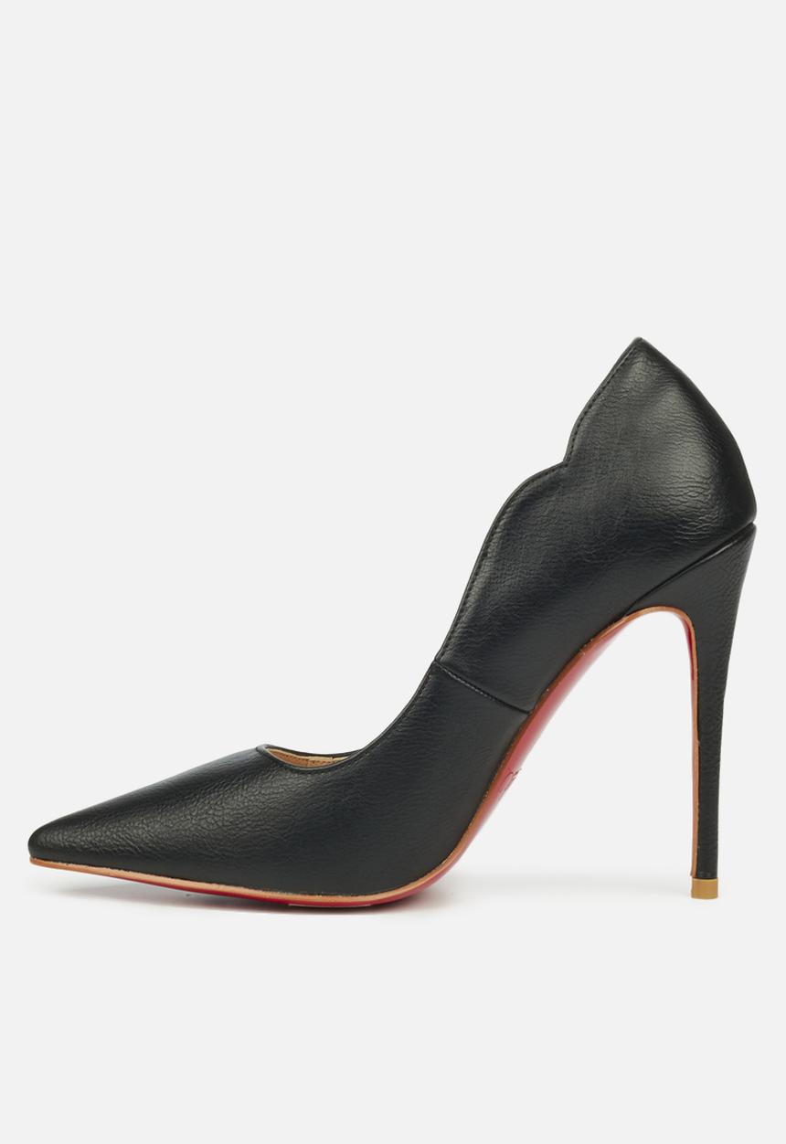 Miss Black - Lou9 court heel - black
