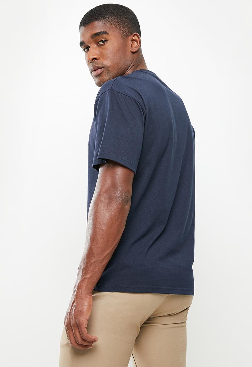 POLO - Men pjc box fit short sleeve tee - navy