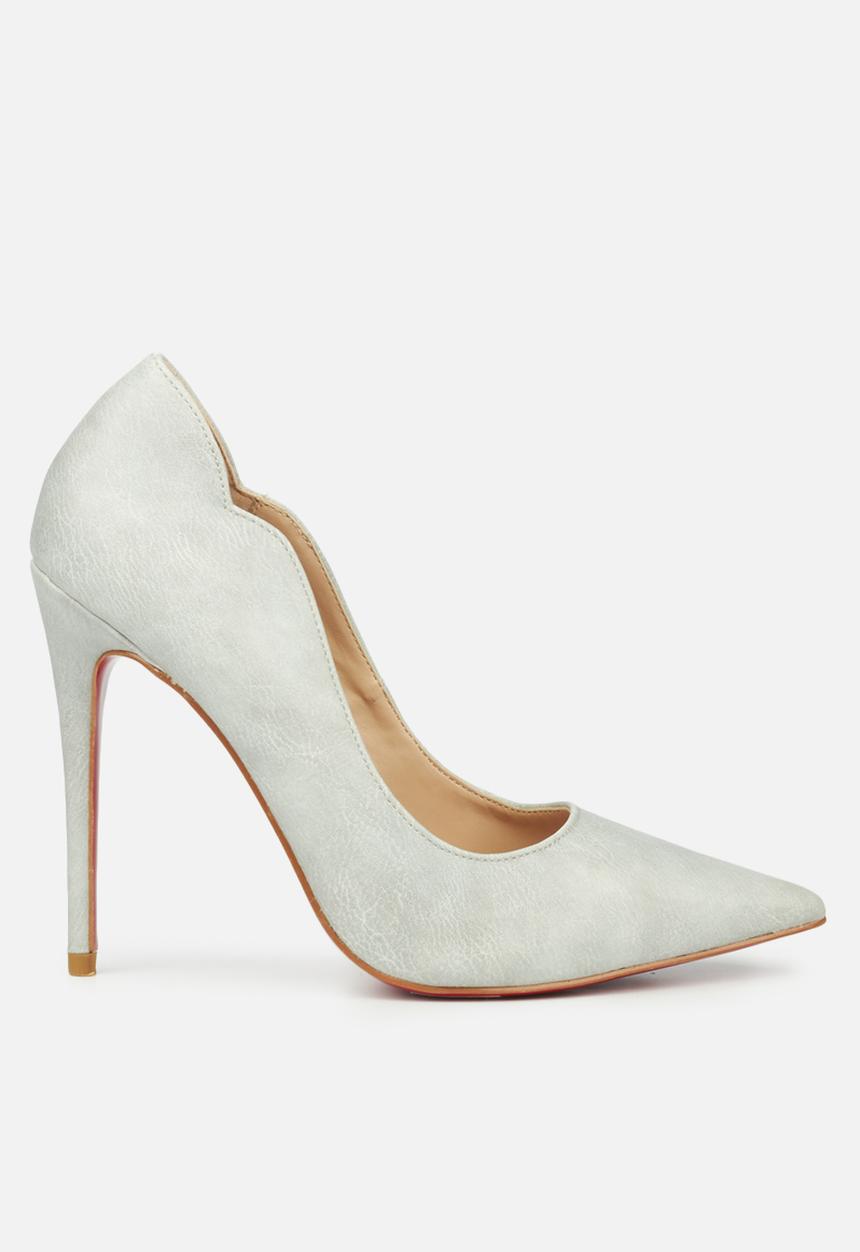 Miss Black - Lou9 court heel - grey