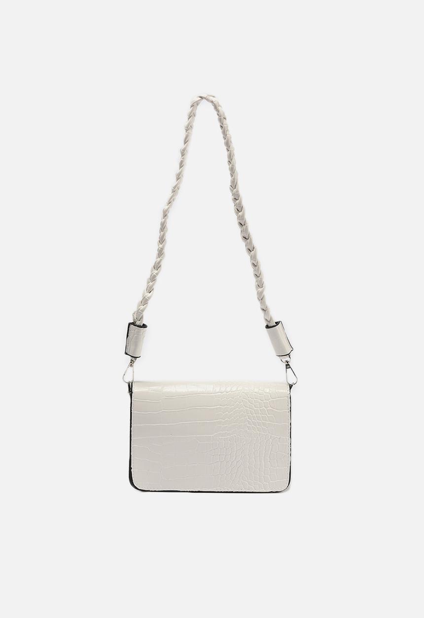 Trendyol - Smooth crossbody bag - white