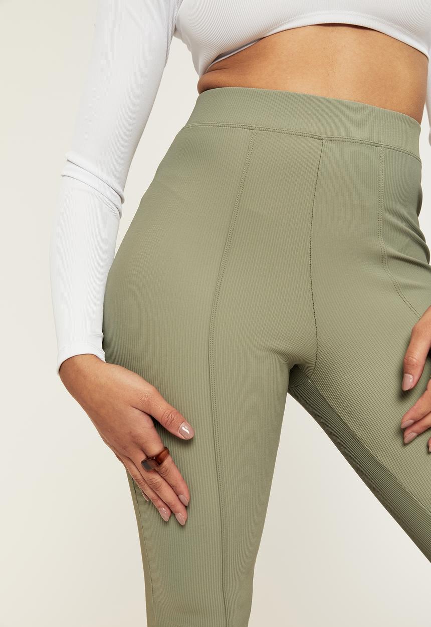 Supré  - Split front pant - desert sage