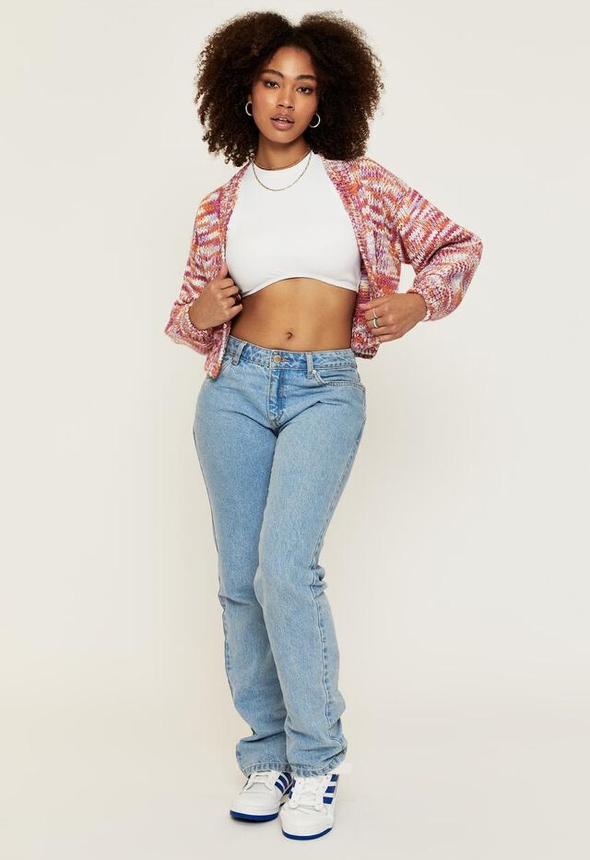 Supré  - Ellie multicolour knit cardigan - pink