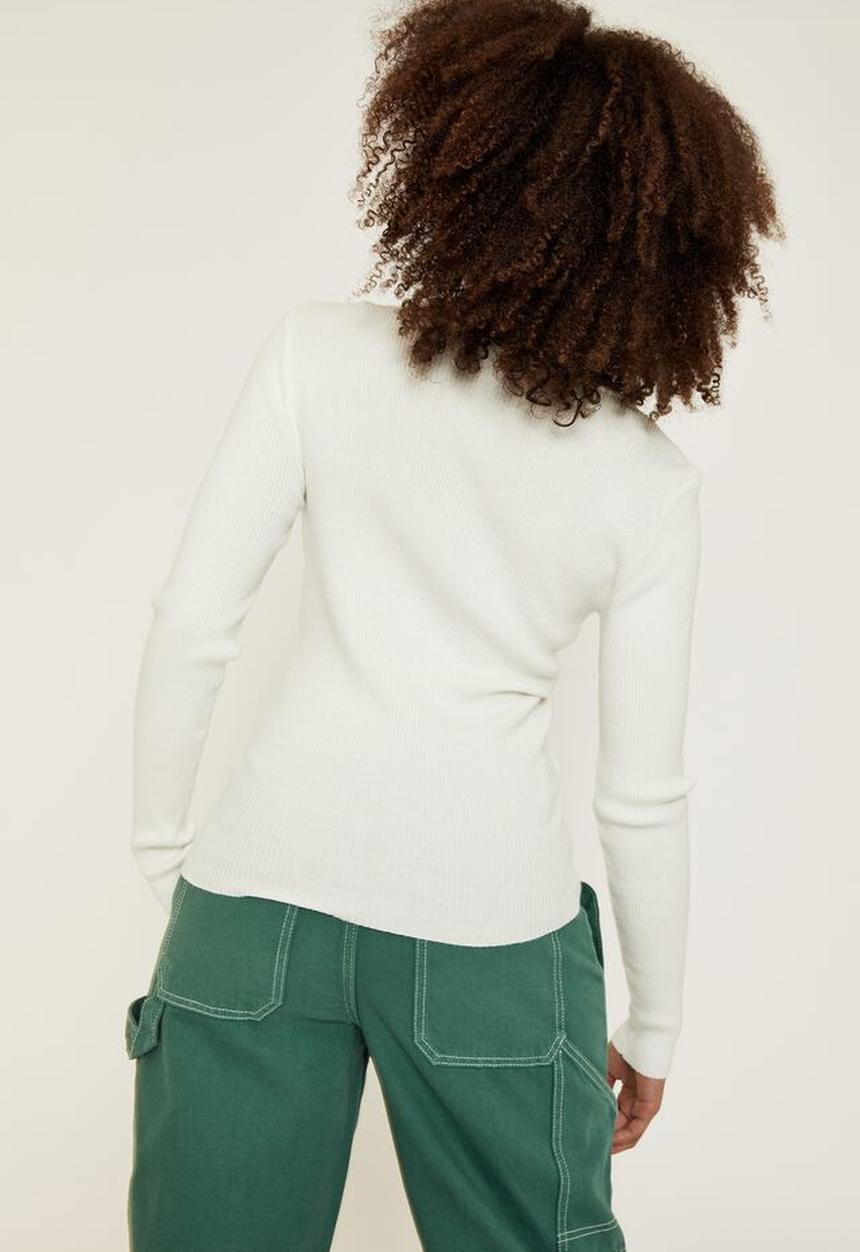 Supré  - Honor wrap knit top - winter white