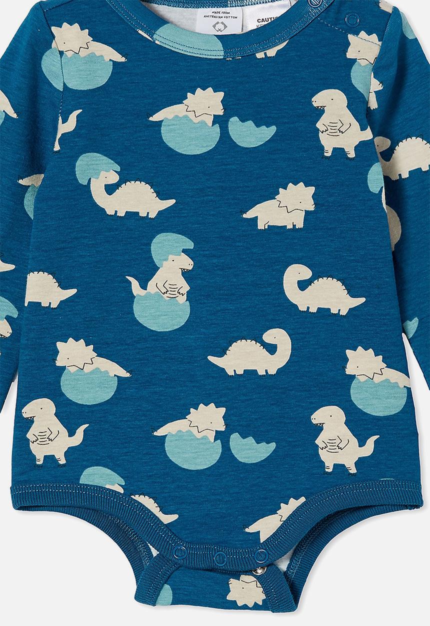 Cotton On - The long sleeve bubbysuit - submarine blue