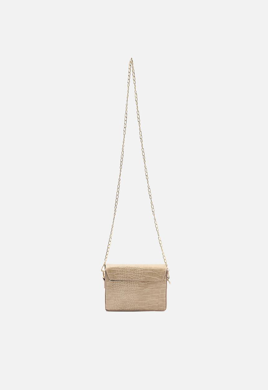 Trendyol - Textured cross body bag - stone