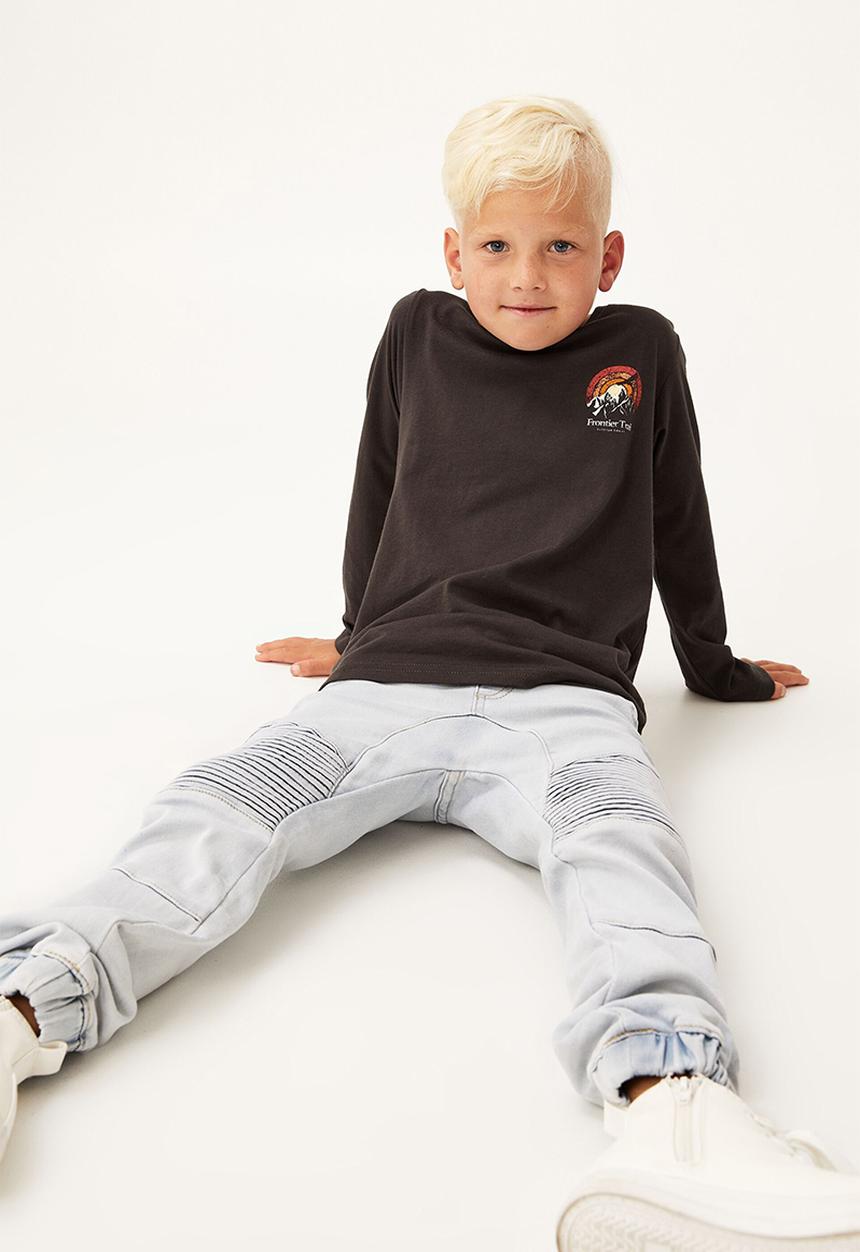 Cotton On - Max long sleeve tee - phantom/frontier trail