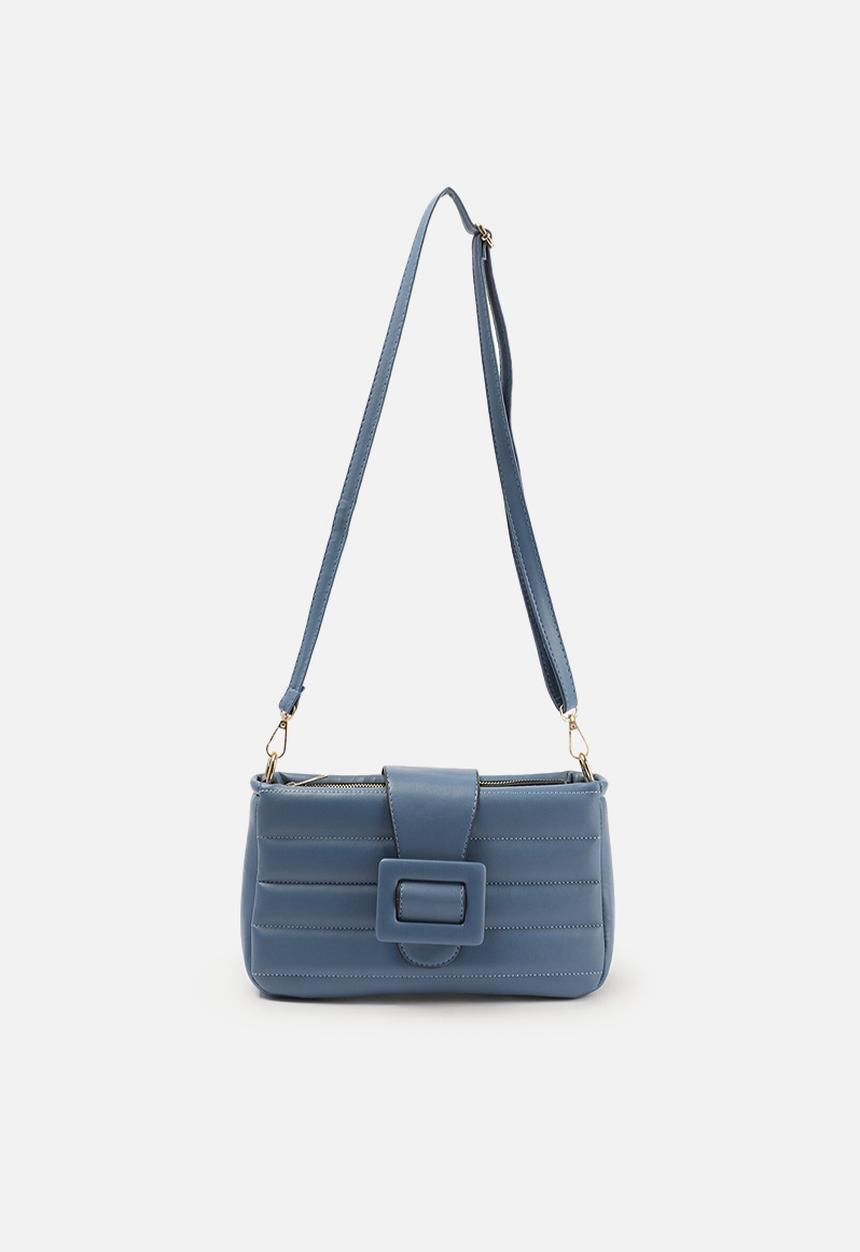 Trendyol - Bold buckle shoulder bag - blue