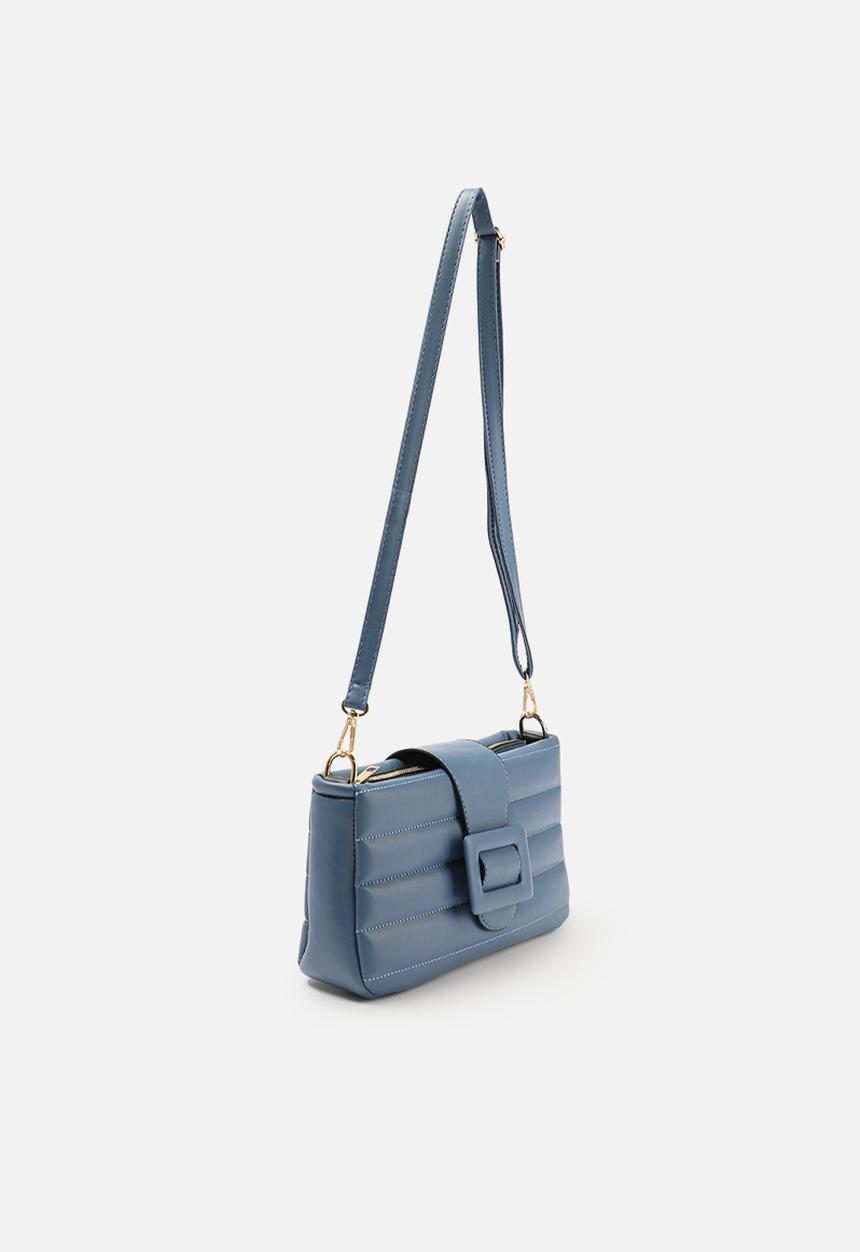 Trendyol - Bold buckle shoulder bag - blue