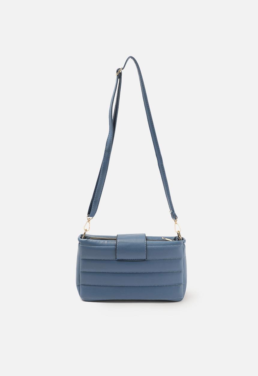 Trendyol - Bold buckle shoulder bag - blue