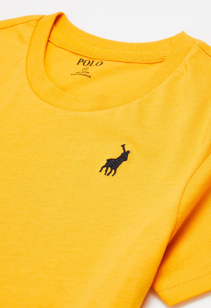 POLO - Boys classic short sleeve tee - yellow