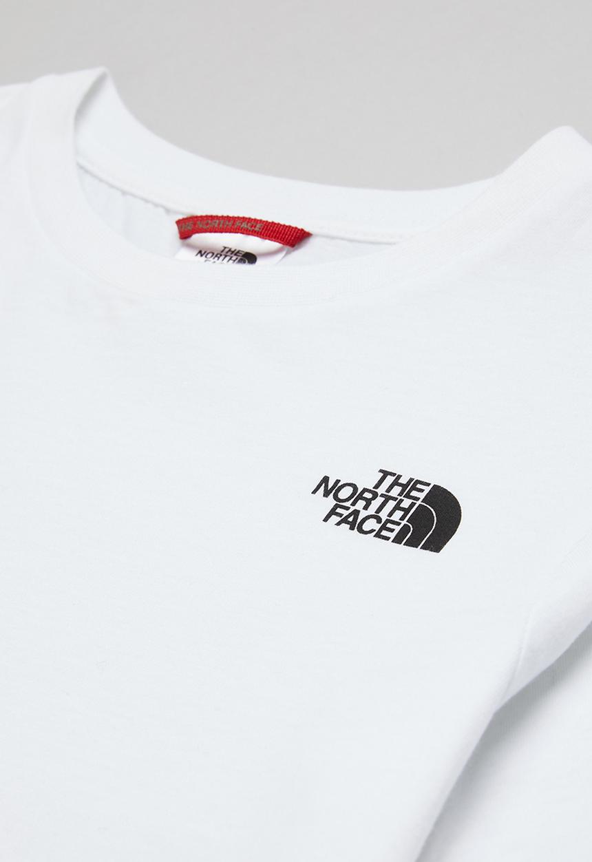 The North Face - Short sleeve simple dome cropped tee - white