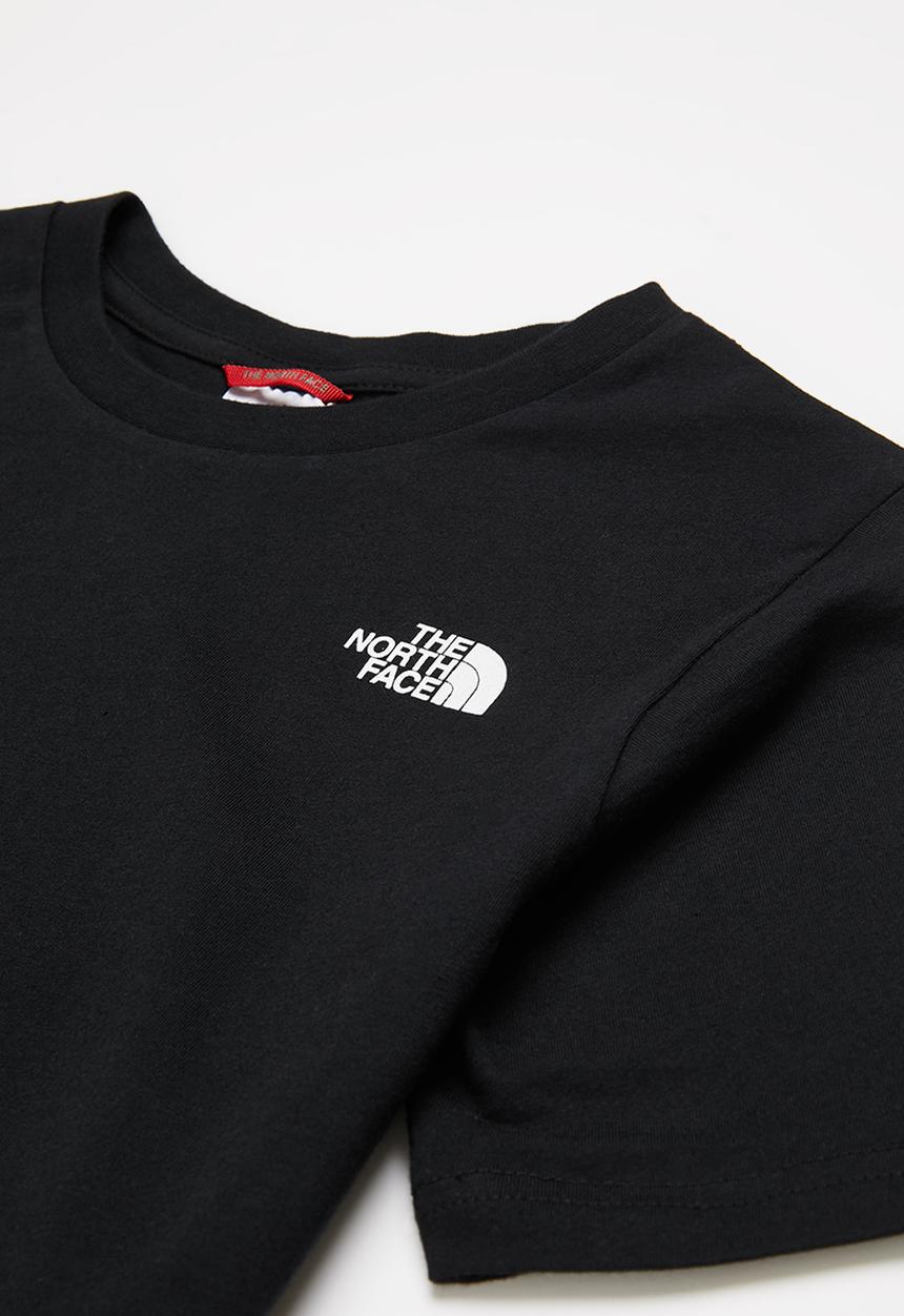 The North Face - Short sleeve simple dome cropped tee - black