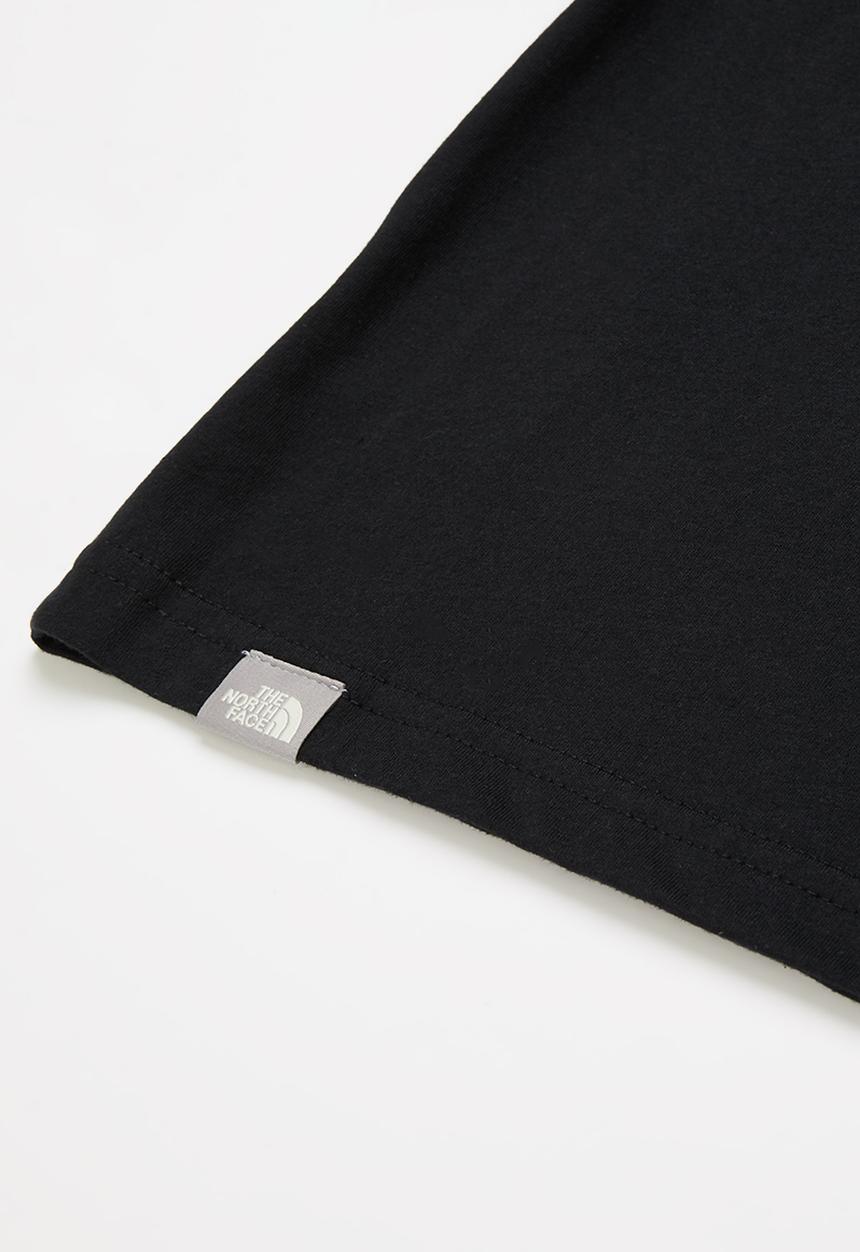 The North Face - Short sleeve simple dome cropped tee - black