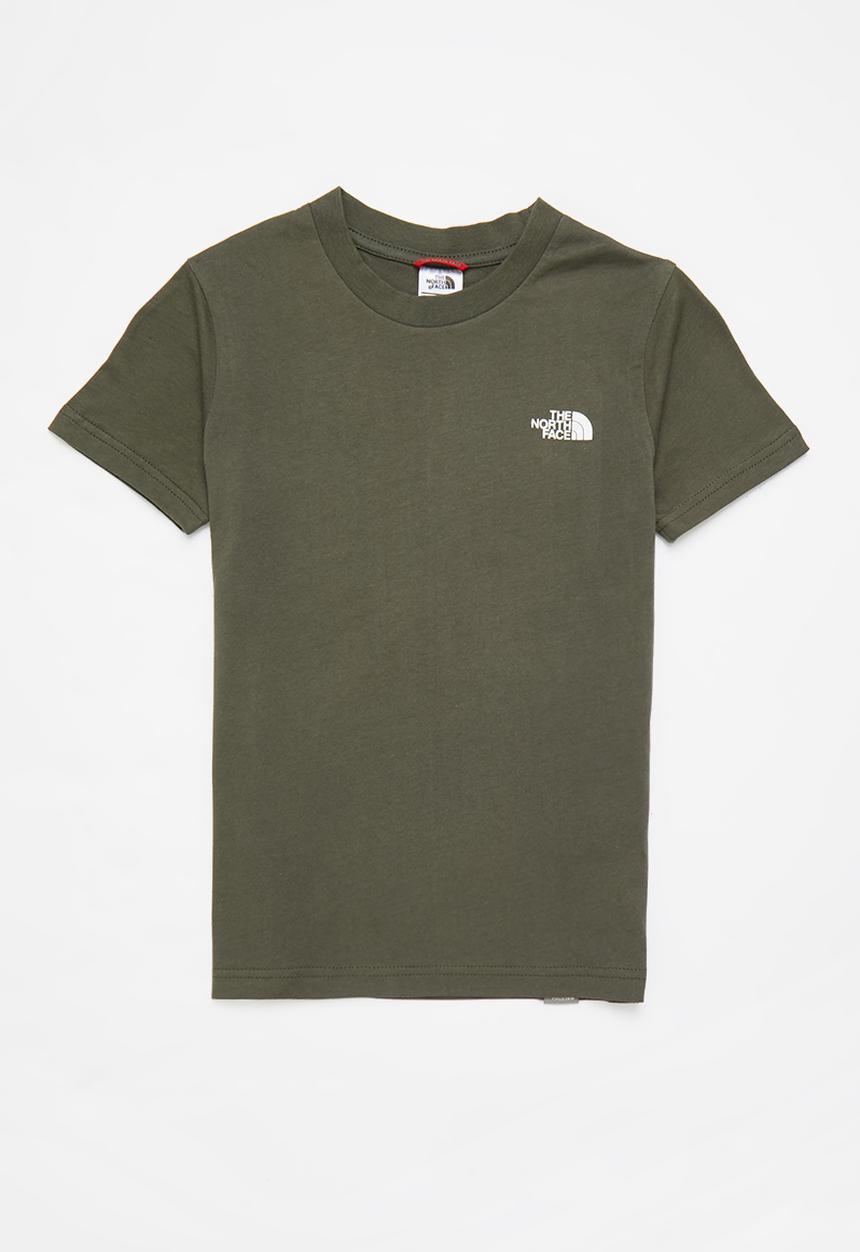 The North Face - Short sleeve simple dome tee - taupe green