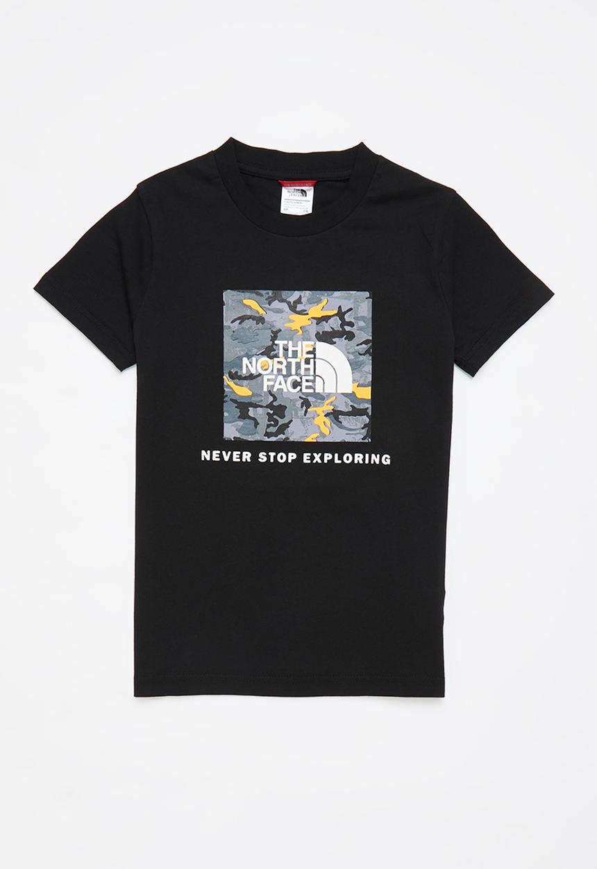 The North Face - Short sleeve box tee - tnf black-summit gold tnf camo print