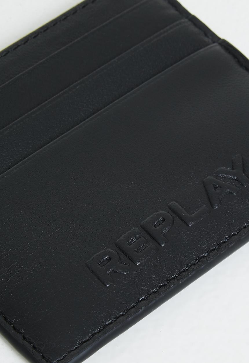 Replay - Plain cardholder - black