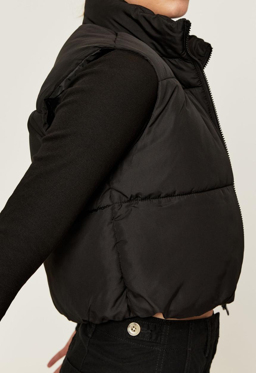Supré  - Cher puffer vest - black