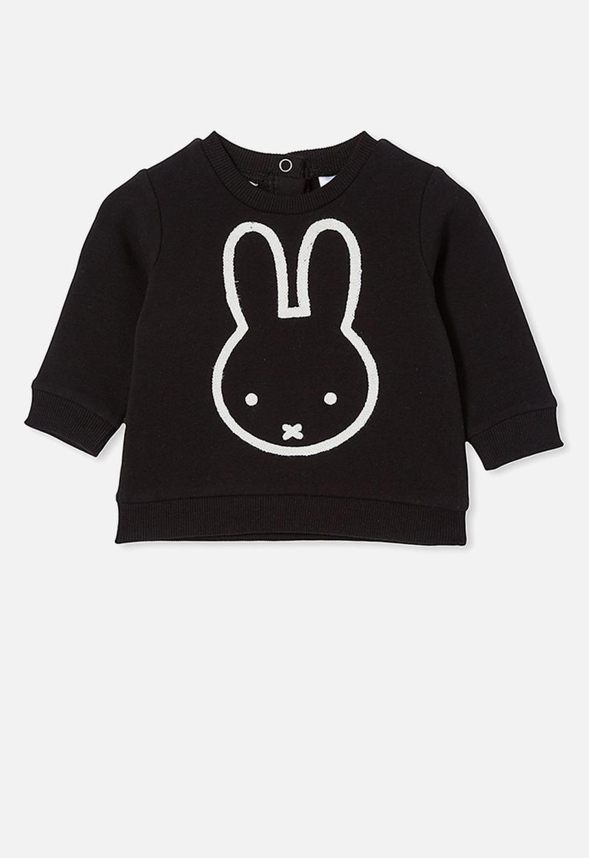 Cotton On - Bobbi sweater lcn - lcn mif black/miffy face