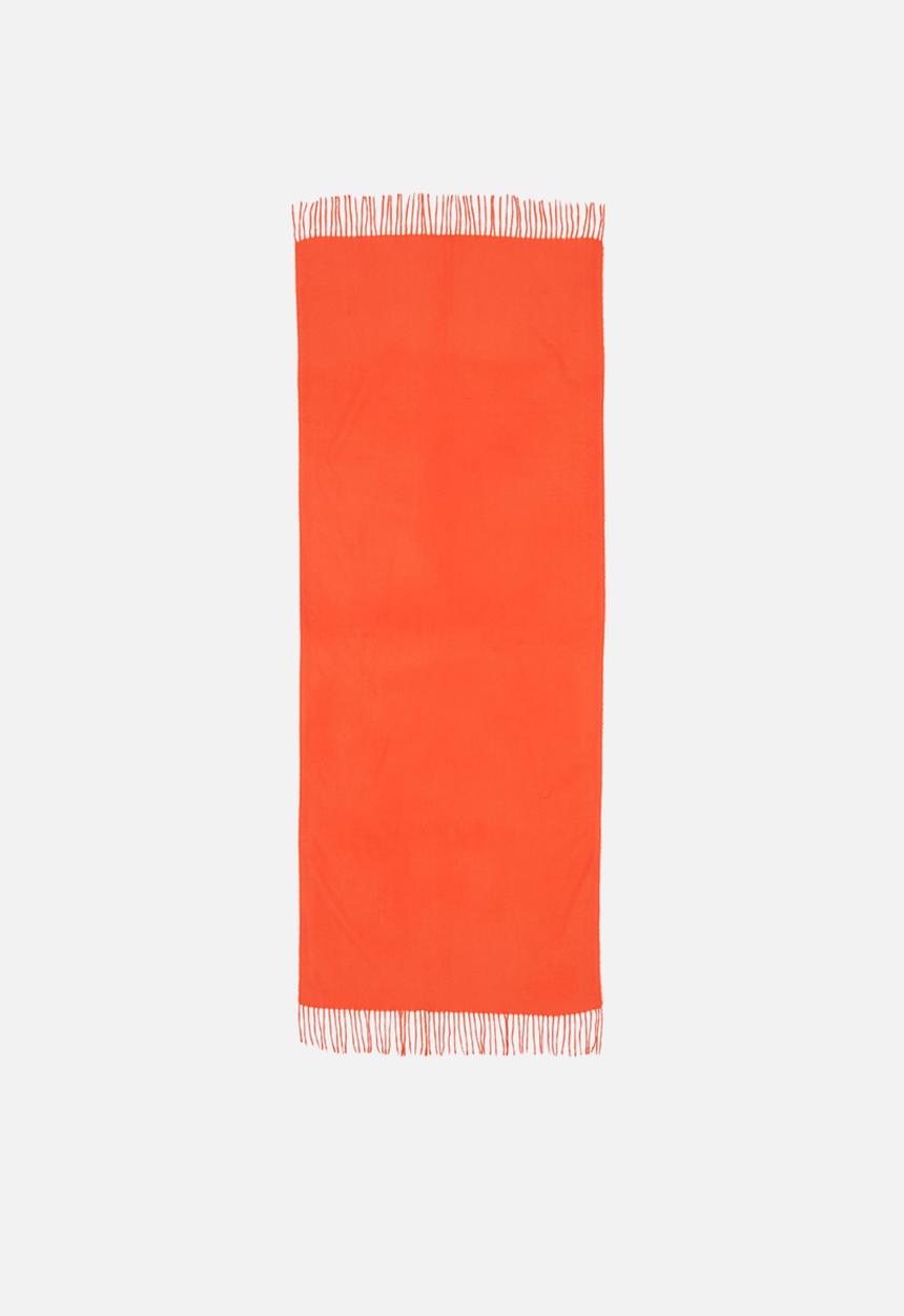 edit - Infinity fringed scarf - orange