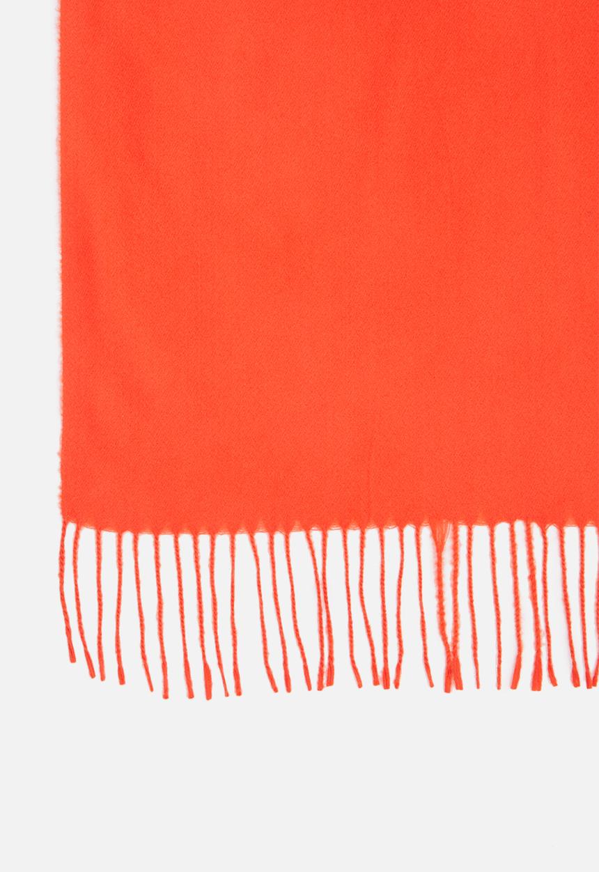 edit - Infinity fringed scarf - orange