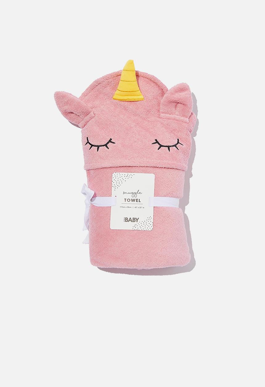 Cotton On - Baby snuggle towel - zephyr unicorn